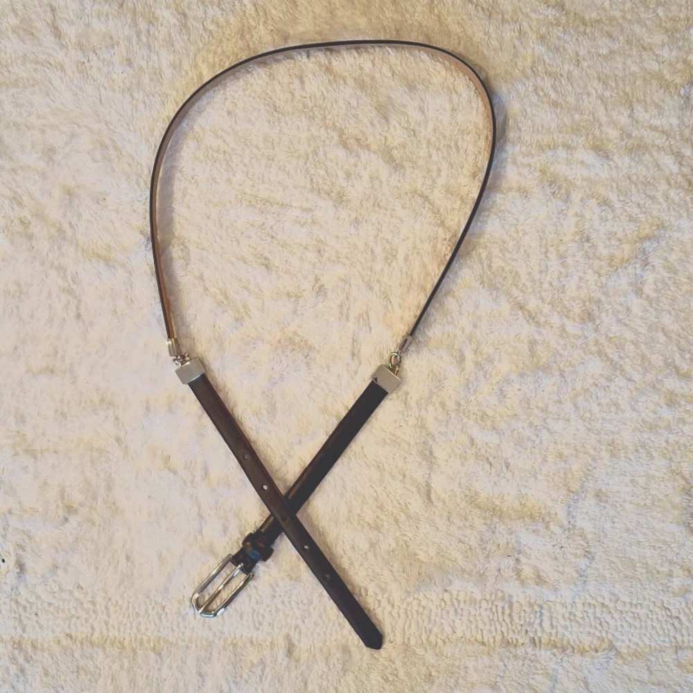 Apt 9 Thin Black Belt